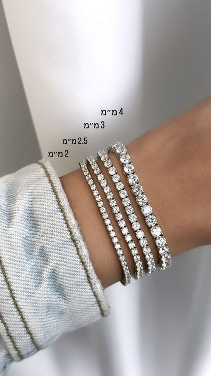 צמיד טניס -2mm